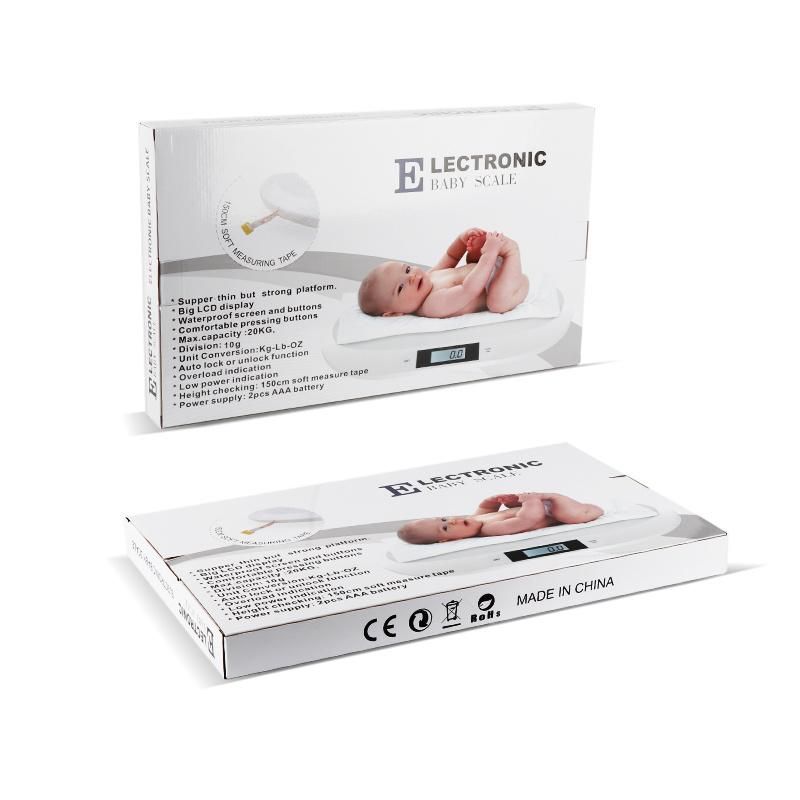 OEM Household Newborn Baby Electronic Weighing Baby Scale with Tape Measure