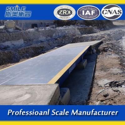 Heavy Duty Carbon Steel Weighing Bridge 80t Heavy Trucks Floor Scale