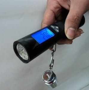 Popular Hot Selling Item Digital Luggage Scale with Useful Torch
