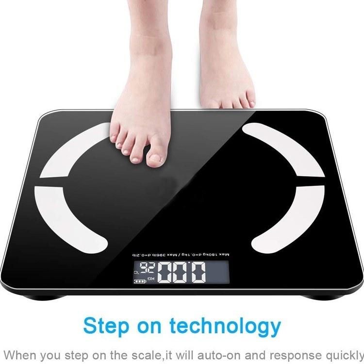 Digital Personal Bluetooth and APP Function Glass Health Bathroom Digital Scale