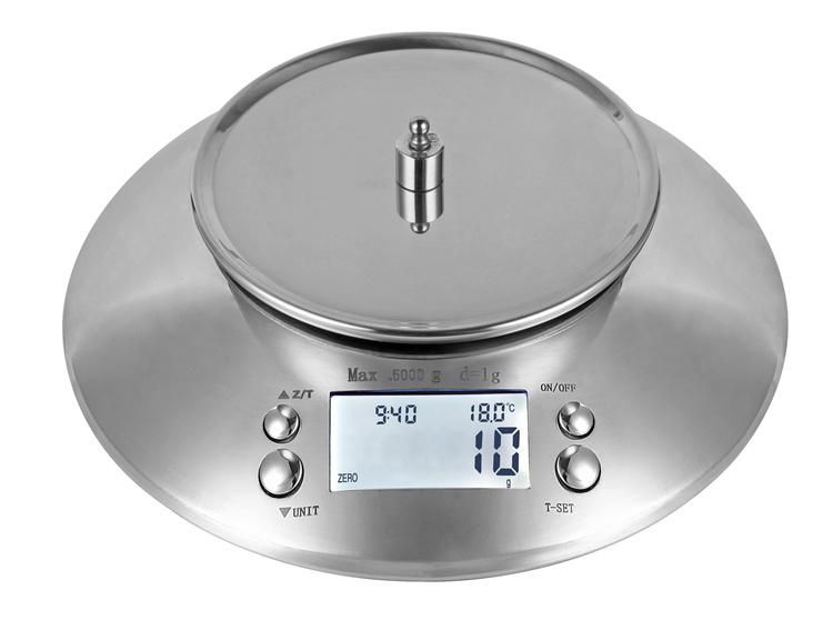 5kg 2L Bowl Stainless Steel Electronic Digital Nutrition Food Weighing Kitchen Scale