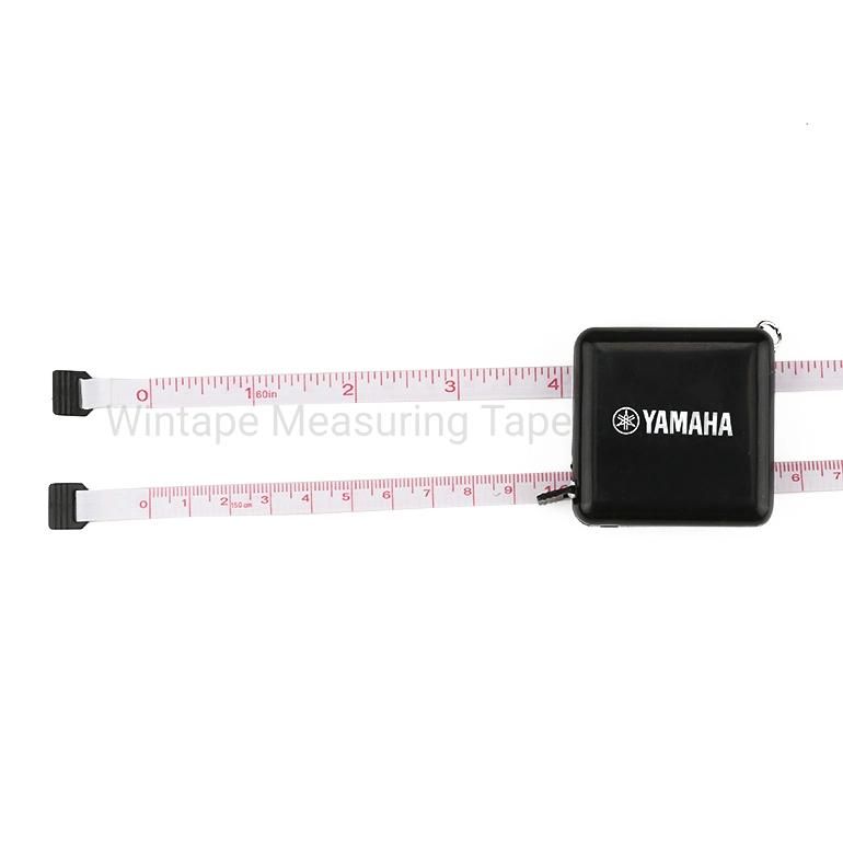 Black 60inch Mini Square Retractable Sewing Tape Measure