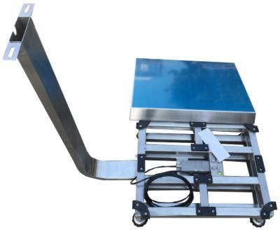 Stainless Steel 500*500mm 200 Kg 300kg Electronic Weighing Scale
