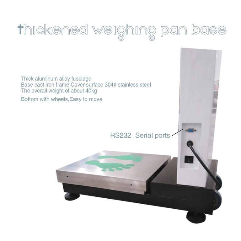 LCD Display Voice Broadcast Height and Weight Machine for Public