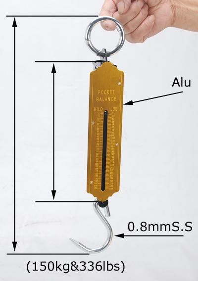 150kg Mechanical Spring Hanging Scale