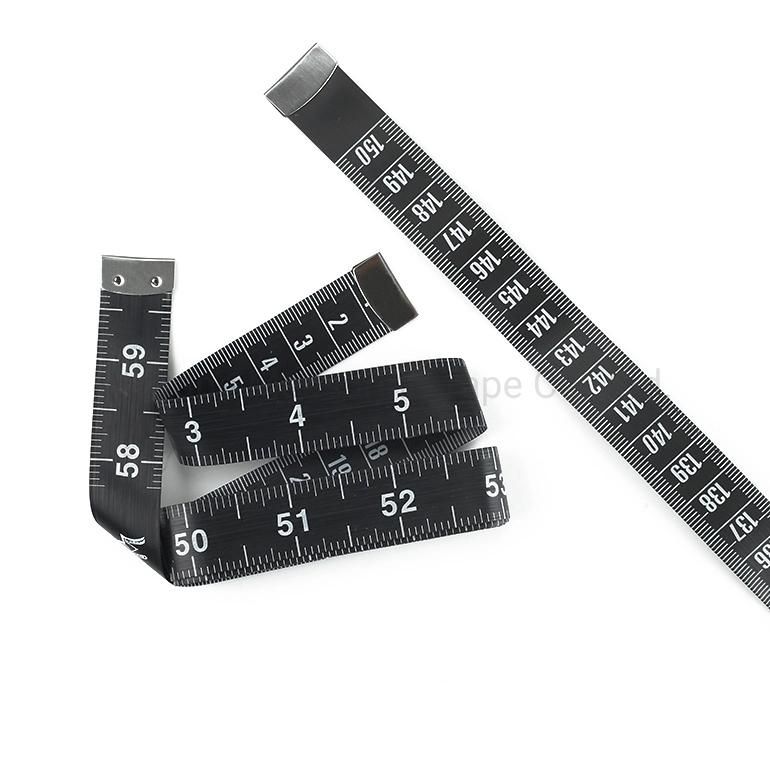 Custom Logo Portable Black Measuring Tools Soft Tape Measure