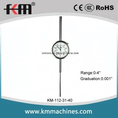 0-4&prime;&prime; Wide Range Inch Dial Indicator with Graduation 0.001in