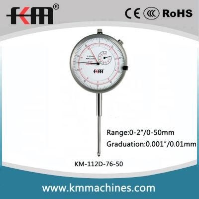 0-50mm/ 0-2in Metric Inch Dial Indicator Professional Supplier