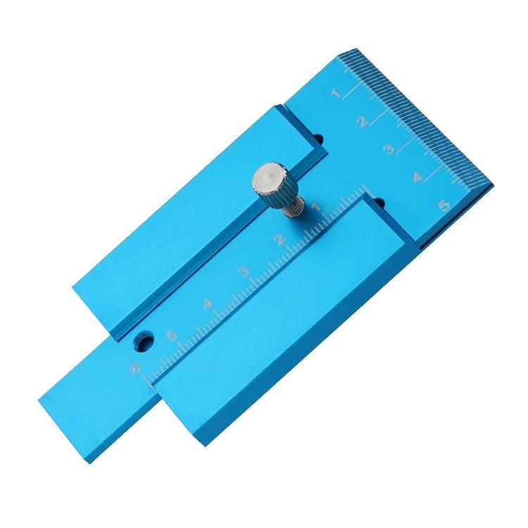 Woodworking Table Saw Height Gauge Depth Measurement Metric Height Limit Gauge Aluminum Alloy Woodworking Measuring Tool