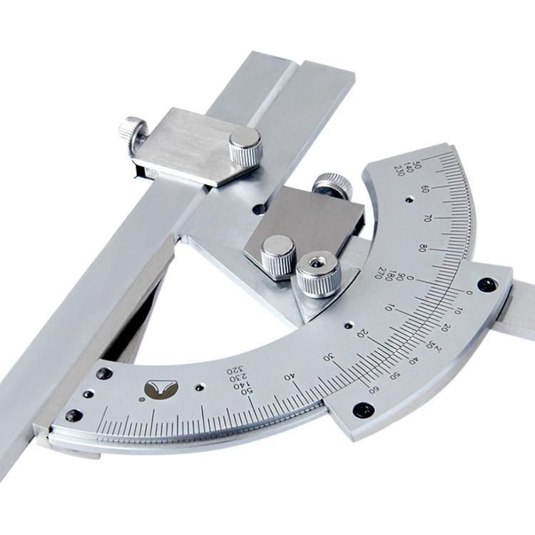 Fujisan Multi-Purpose Angle Ruler 0-320 Degree Vernier Protractor Multi-Function Angle Measuring Instrument