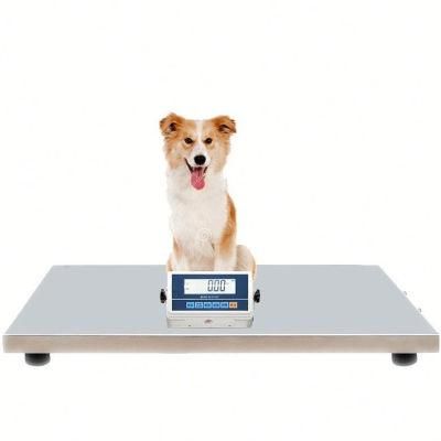 200kg 440lb Industrial Digital Postal Scale, Heavy Duty Stainless Steel Large Platform for Floor Bench Office Weight
