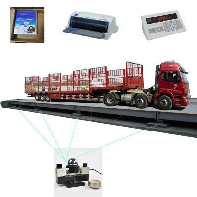 60 Ton Vehicle Weighing Truck Scales with Software for Agriculture