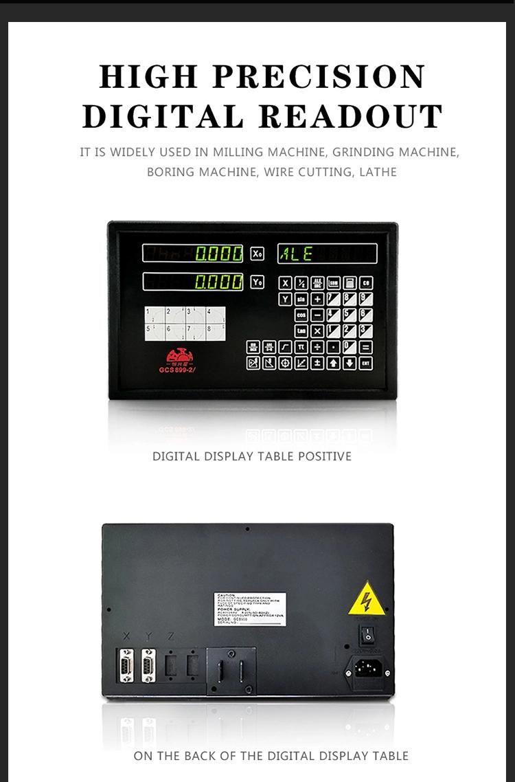 2 Axis Digital Readout Dro with Linear Scale for Grinder