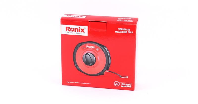 Ronix Measuring Tape Model Rh-9806 20m Nylon Coated Blade Fiber Measuring Tape