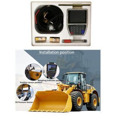 Supmeter Bucket Loader Weighing Scales, TFT Display Payloader Scales Installed on Cat 966 Wheel Loader