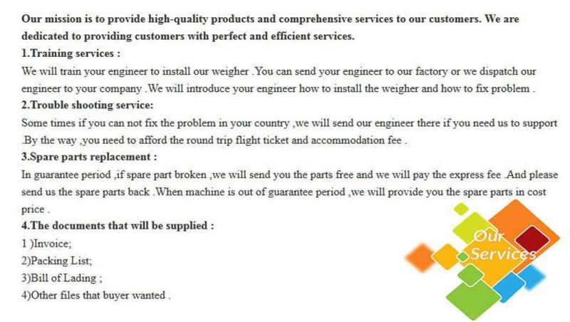 Auomatic Food Check Weigher Machine Check Weigher with Rejector