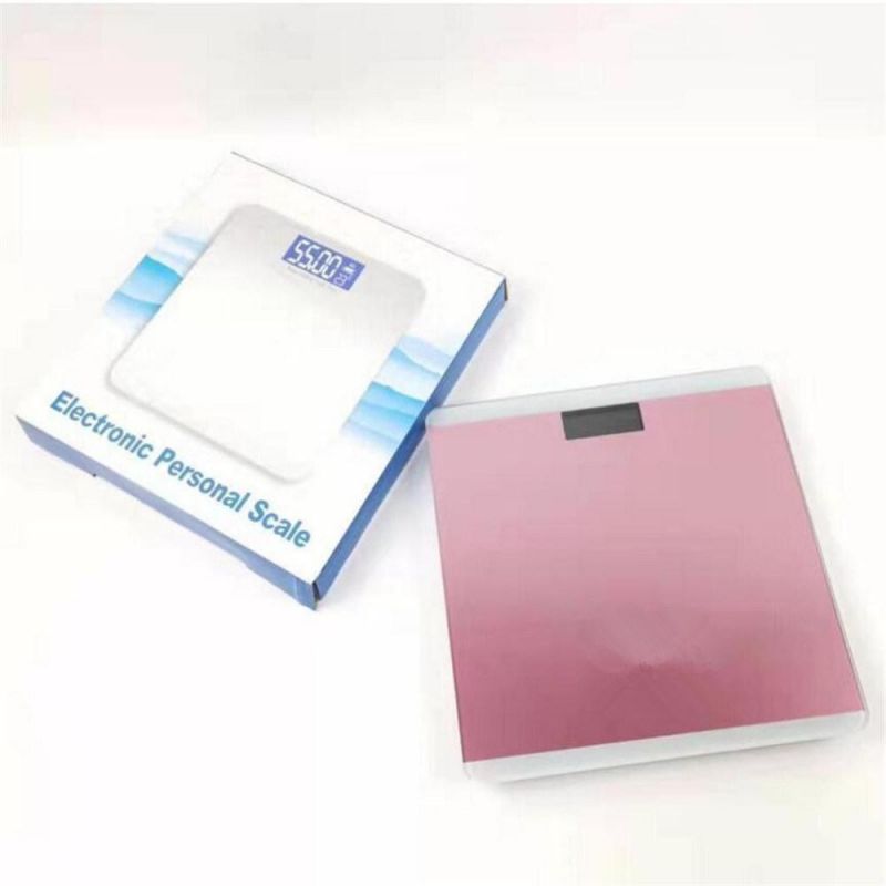 Electronic Body Bathroom Weighing Scale with Thermometer