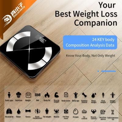 Tempered Glass Insulated Electronic Body Weighing Scale