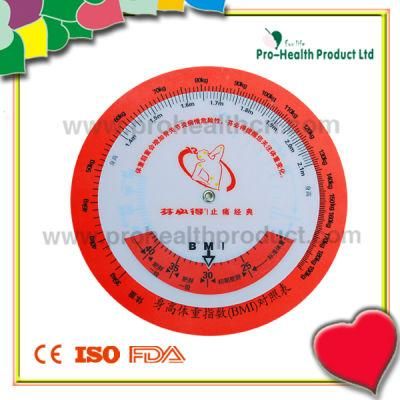 BMI Calculator Wheel Body Analyzer