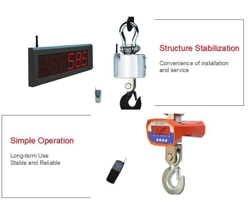 10t High Accuracy Industrial Digital Crane Weighing Scales and Dynamometers