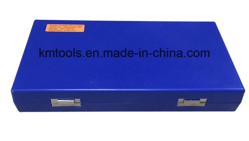 100-125mm Carbide Measuring Face Digital Outside Micrometer with 0.001mm Resolution