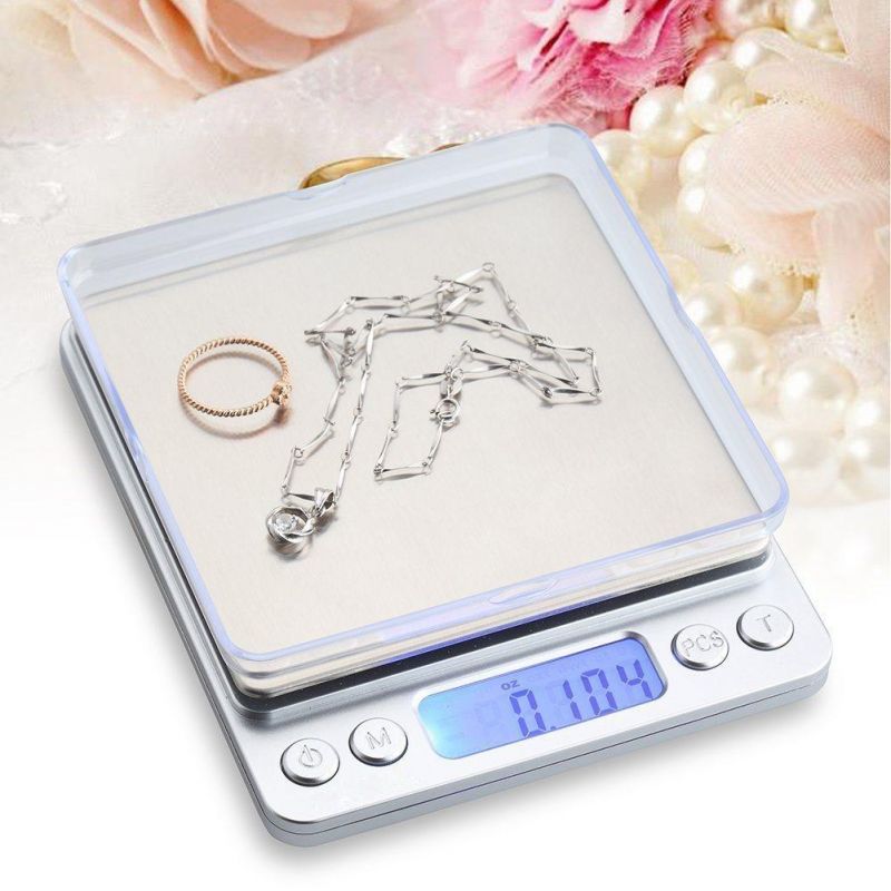 High Precision Stainless Steel Digital Food Scale Jewelry Balance/Digital Pocket Scale Electrical Weighting Scale