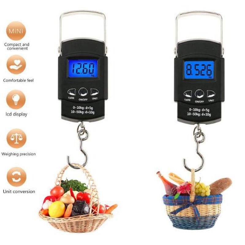 Fishing Hook Electronic Balance Digital Traveling Luggage Weighing Scale