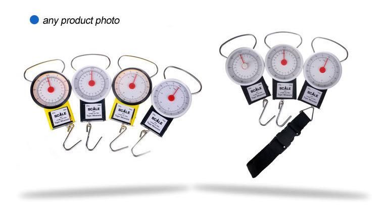 Fish Scale with Measuring Tape Luggage Weigh