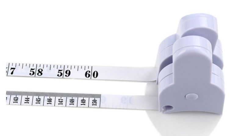 Perfect Body Tape Measure - 1.5m Automatic Telescopic Tape Measure - Retractable Measuring Tape for Body: Waist, Hip, Bust, Arms, and More.