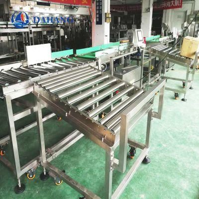 Carton Box Check Weigher Equipment Using After The Packing Machine