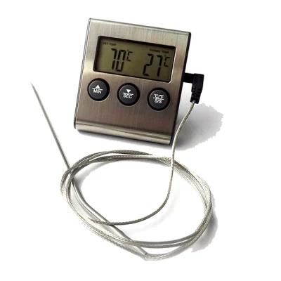 Digital Cooking Food Meat Thermometer with Stainless Steel Temperature Probe