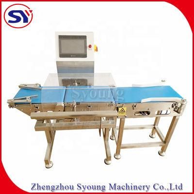Seafood Bags Check Weigher Conveyor Belt Weighing Scale for Packaging Line