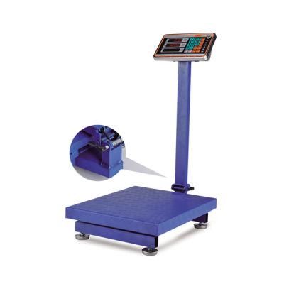 100kg 150kg 200kg Balanza Plataforma 300kg 500kg Balance Electronique with Printer and LED Screen