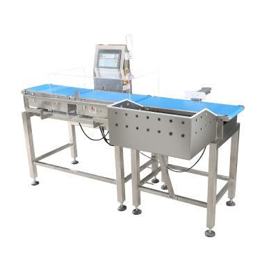 Automatic Portion Package Weight Checking Online Belt Dynamic with Over or Less Weight Rejector Check Weighing