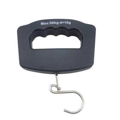 Portable Mini Digital Hand Held 50kg/10g Fish Hook Hanging Scale