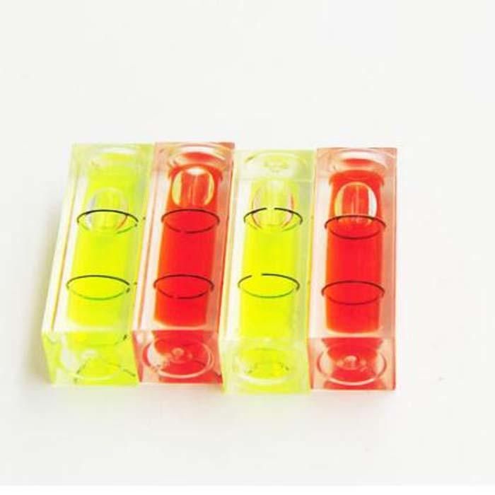 Bubble Level Round Green Tubular Glass Spirit Bubble Level Vial