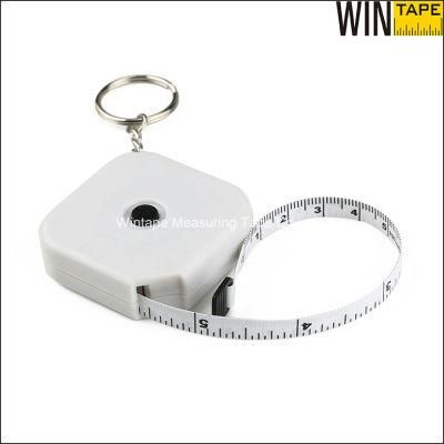 New Product Mini Square Retractable Plastic Measurement Tape