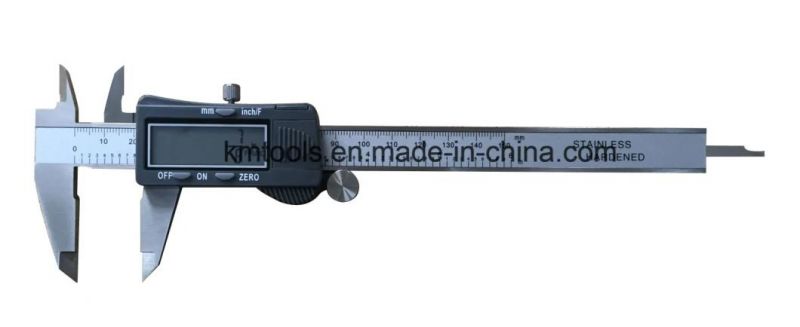 0-150mm/0-6′′ Large LCD Fraction Digital Display Caliper