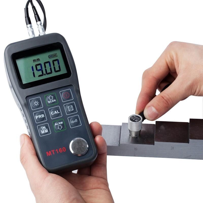 128*64 Display 1.5V Batteries Ut Thickness Tester