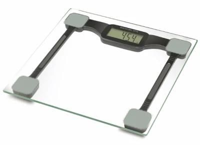 Electroinc Bathroom Scale with Transparent Glass for Body Weighing