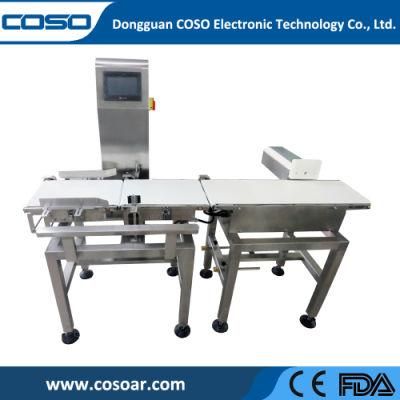 High Accuracy Auto Conveyor Check Weighing Machine with Rejection System