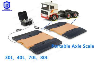 High Accuracy Axle Electronic Weighbridge Portable Truck Scale