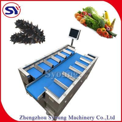 Industrial Weighing Quantitative Multi Head Combination Scale for Squids Sea Cucumber