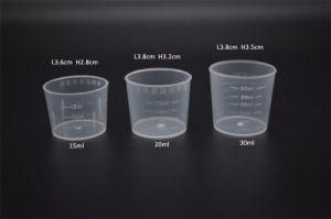 China Wholesale 3 Different Size PP Plastic Transparent Durable Measuring Cup