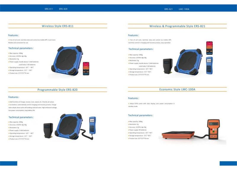 Electronic Refrgerant Scale Ers-810