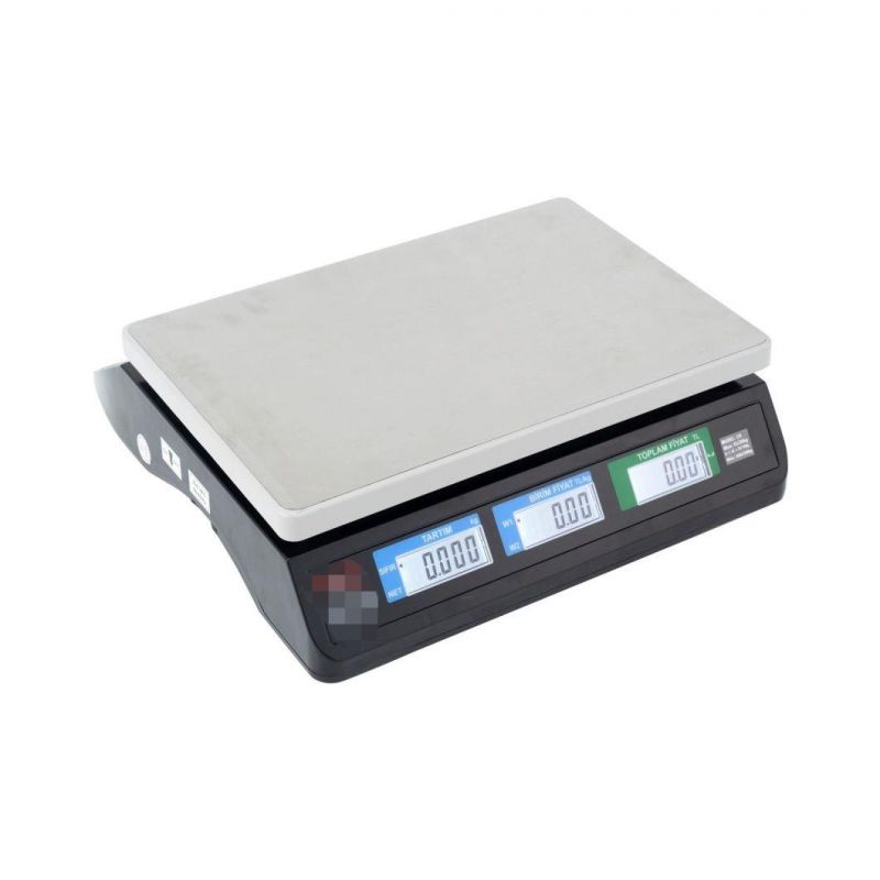 OIML Electronic Price Computing Digital Scale with Large Platter
