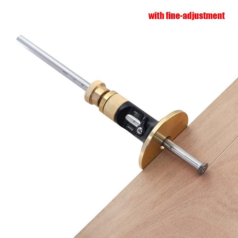 Pilihu Precision European Scriber Ruler Marking Gauge Fine-Tuning Automatic Alloy Line Scribing Depth Measurement Tools