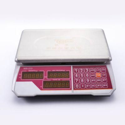 30kg Electronic Supply Weighing Scale Digital Price Computing Scale