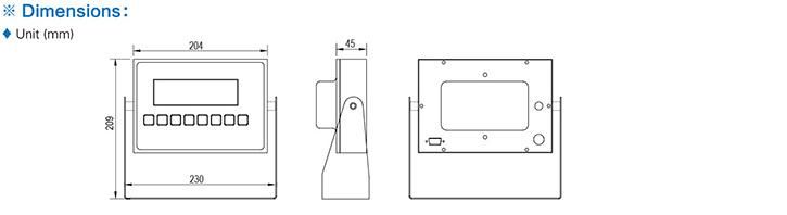 Lp7510W IP67 Waterproof Weighing Terminal