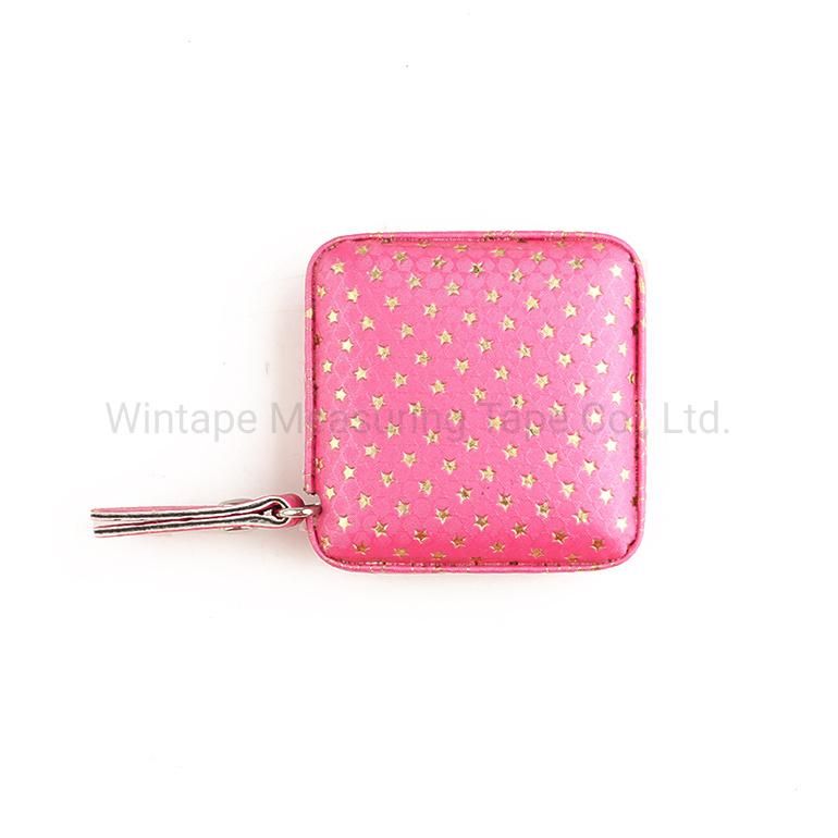 High Quality Square PU Leather Clothing Sewing Measuring Tape